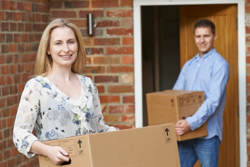 Customer support team managing Man and Van services in Hampstead