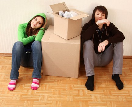 Customer service interaction for moving