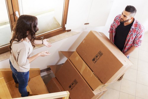 Modern storage unit interior