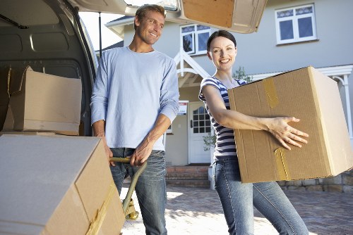 Secure packing materials and techniques used by Hampstead services